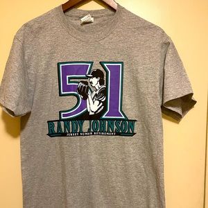 Arizona Diamondbacks SGA Giveaway Shirt Randy Johnson Number Retirement